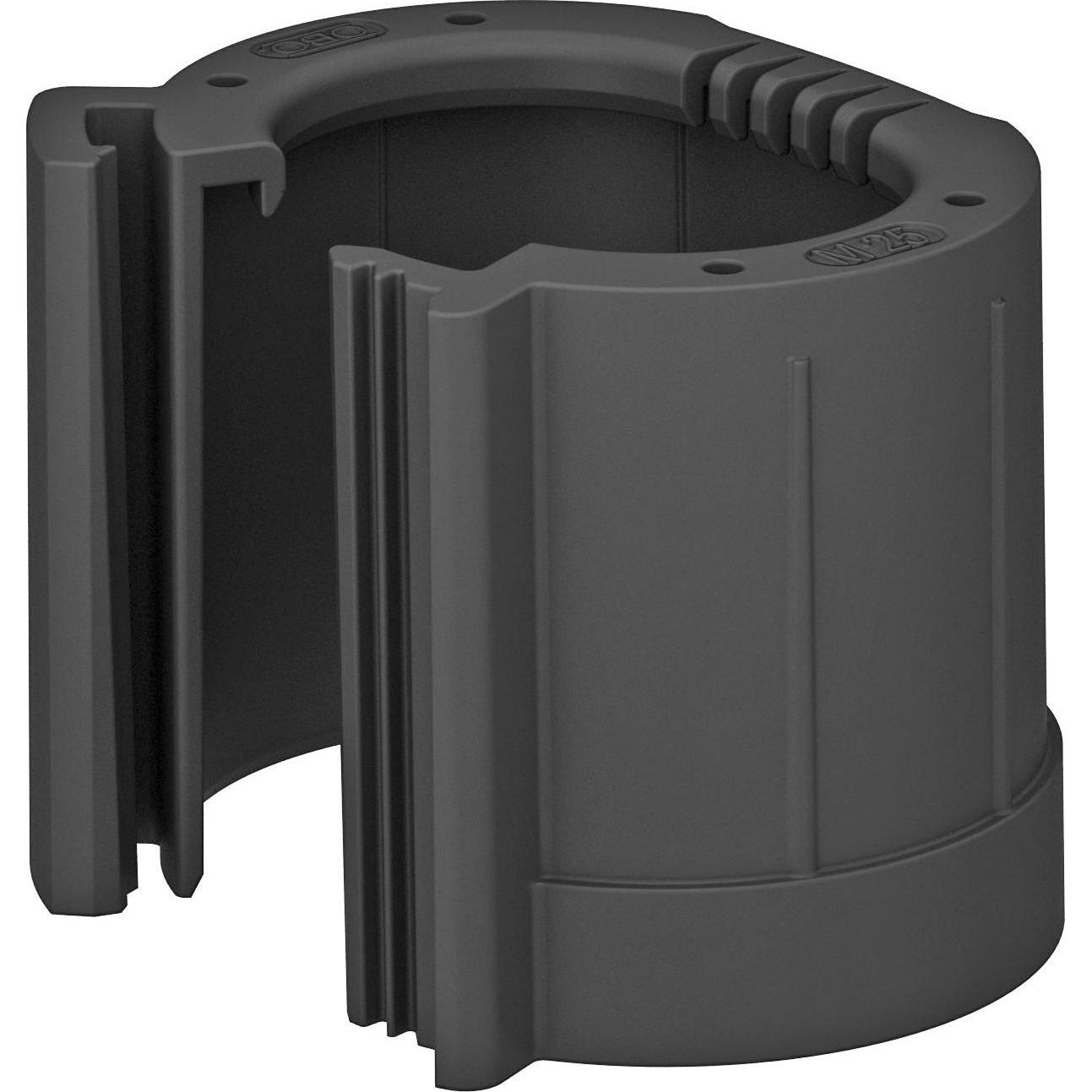 OBO Bettermann, Leitungsführung Zubehör, 129 TB M32 SW Rohrendtülle teilbar metrisch M32 PE schwarz 2047971