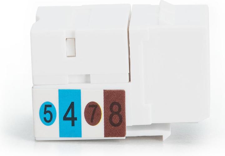 Image du produit Digitus Keystone Module Cat6 RJ45 non blindé Installation du câble via LSA Classe E (Module Keystone)