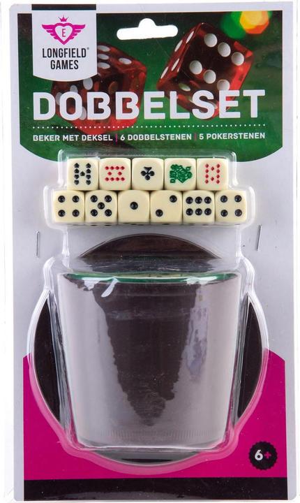 Produktbild Longfield Games Pokerbecher mit Deckel und Würfel