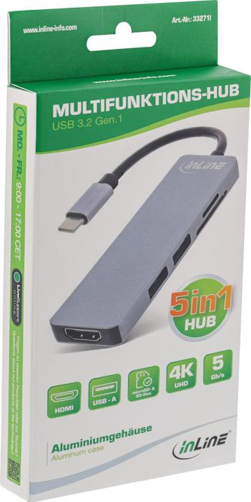 Immagine prodotto InLine 33271I (USB-C, 5 porte)