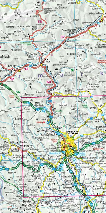 Produktbild Österreich Strassenkarte 500000