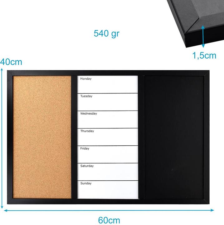 Actual product image Intirilife Combination board (60 x 40 cm)