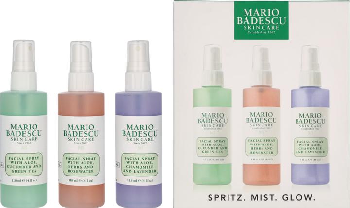 Image du produit Mario Badescu NEW Spritz Mist Glow Set 4oz Soins de la peau pour femmes (Kit de soins du visage)