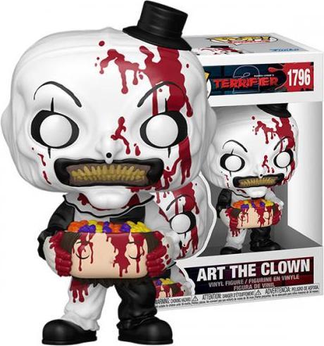 Actual product image Funko Terrifier 2 POP! Movies Vinyl Figur Art the Clown with Candy Filled Head 9 cm