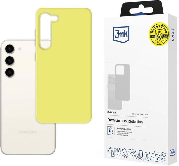 Produktbild 3MK Matt Case Soft Touch Silikonhülle Series (Samsung Galaxy S23+)