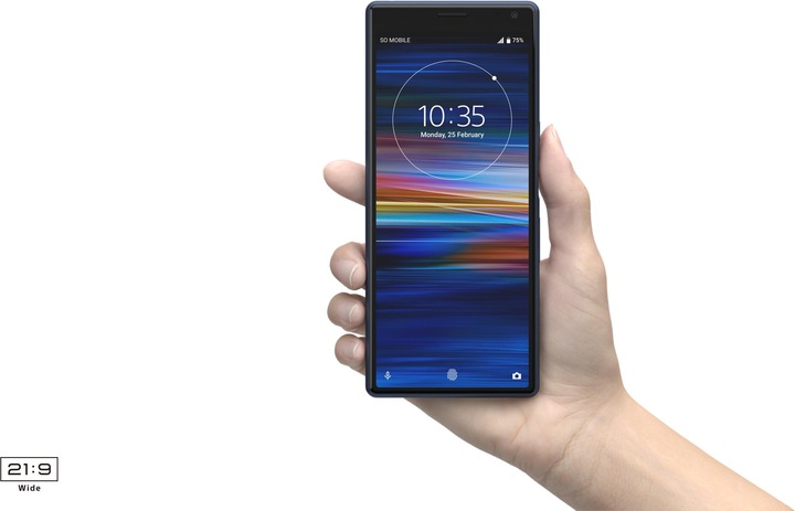 Actual product image Sony Xperia 10 (64 GB, Navy Blue, 6", Hybrid Dual SIM, 13 Mpx, 4G)