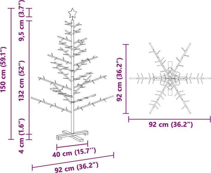 Produktbild vidaXL Kunst-Weihnachtsbaum (150 cm)