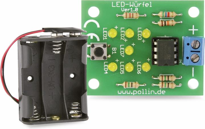 Produktbild Pollin Electronic Bausatz "Elektronischer-Würfel"