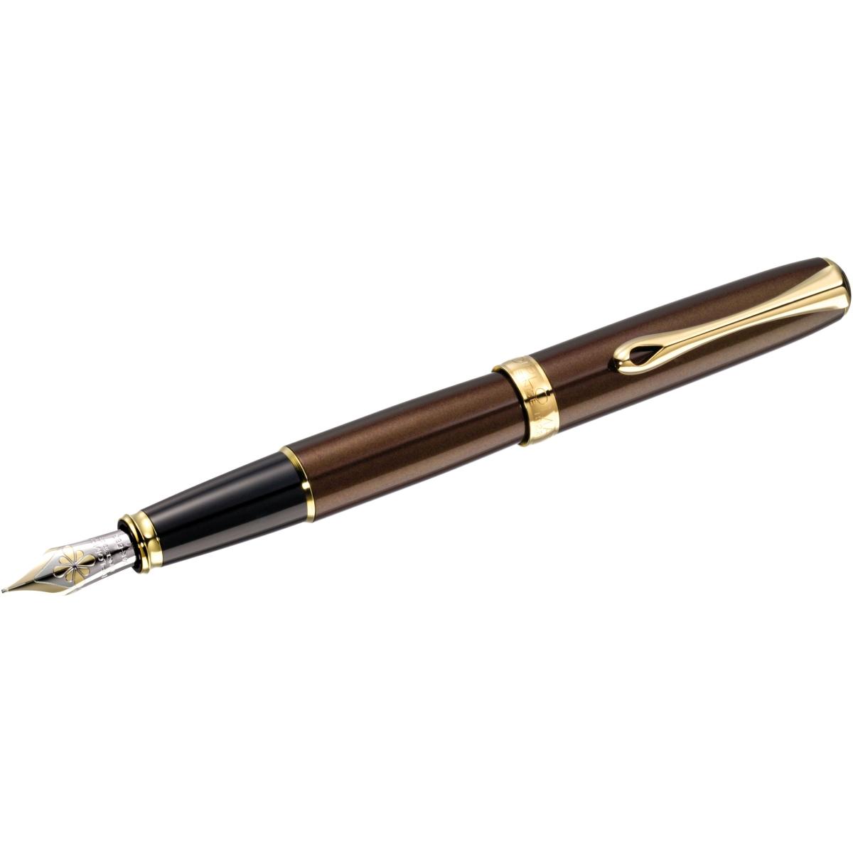 Diplomat, Schreibstifte, Füllhalter Excellence A2 Marrakesh vergoldet 14 kt B (braun/gold, 1 x)