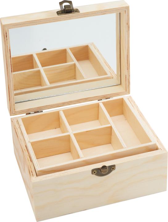 Produktbild VBS Mini-Schmuckkästchen, Kiefernholz