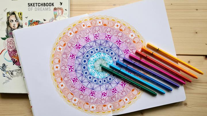 Produktbild Bruynzeel Fineliner Set 6 Farben Basic (6x)