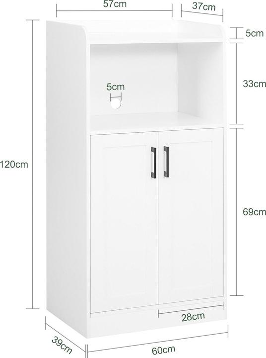 Produktbild SoBuy Küchenschrank (60 x 40 x 120 cm)