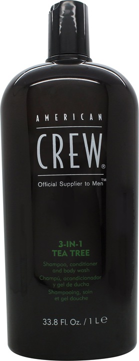American Crew 3-IN-1 Tea Tree (1000 ml, Flüssiges Shampoo)