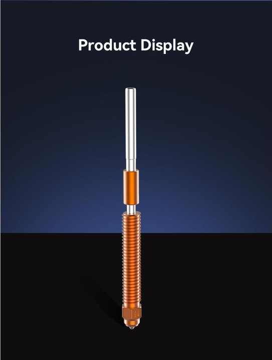 Actual product image Creality Unicorn K2P Quick Swap Nozzle Kit Three pieces (Replacement parts)