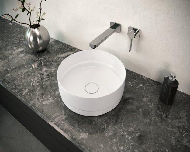 Produktbild Kaldewei Nueva Waschtisch-Schale 3191, rund, Durchmesser 380mm, ohne Überlauf, 911206003 (502 mm, 481 mm)