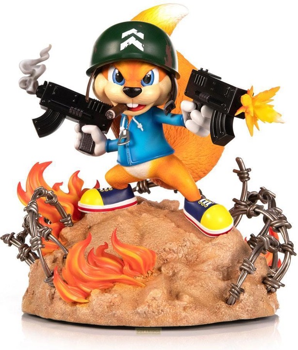 Actual product image First 4 Figures ST Conker's Bad Fur Day : Soldier Conker 33cm