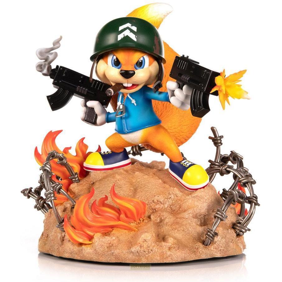 First 4 Figures ST Conker's Bad Fur Day : Soldier Conker 33cm