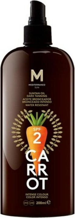 Produktbild Mediterraneo Sun CARROT suntan oil dark tanning SPF2 100 ml (Sonnenöl, Bis SPF 10, 100 ml)
