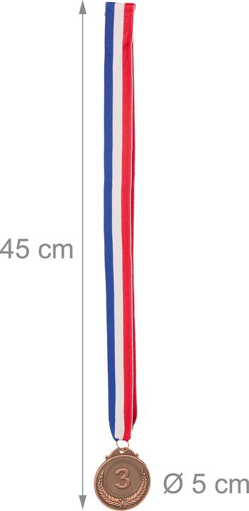 Actual product image Relaxdays 3x medal