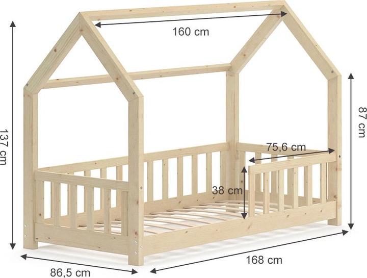 Actual product image VitaliSpa Hausbett Wiki (80 x 160 cm)