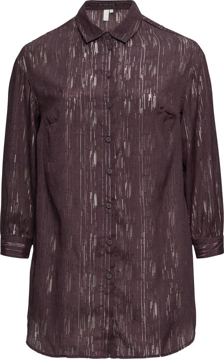 Immagine prodotto S.Oliver Bluse Transparente Long-Bluse mit Silber-Glanz (50)