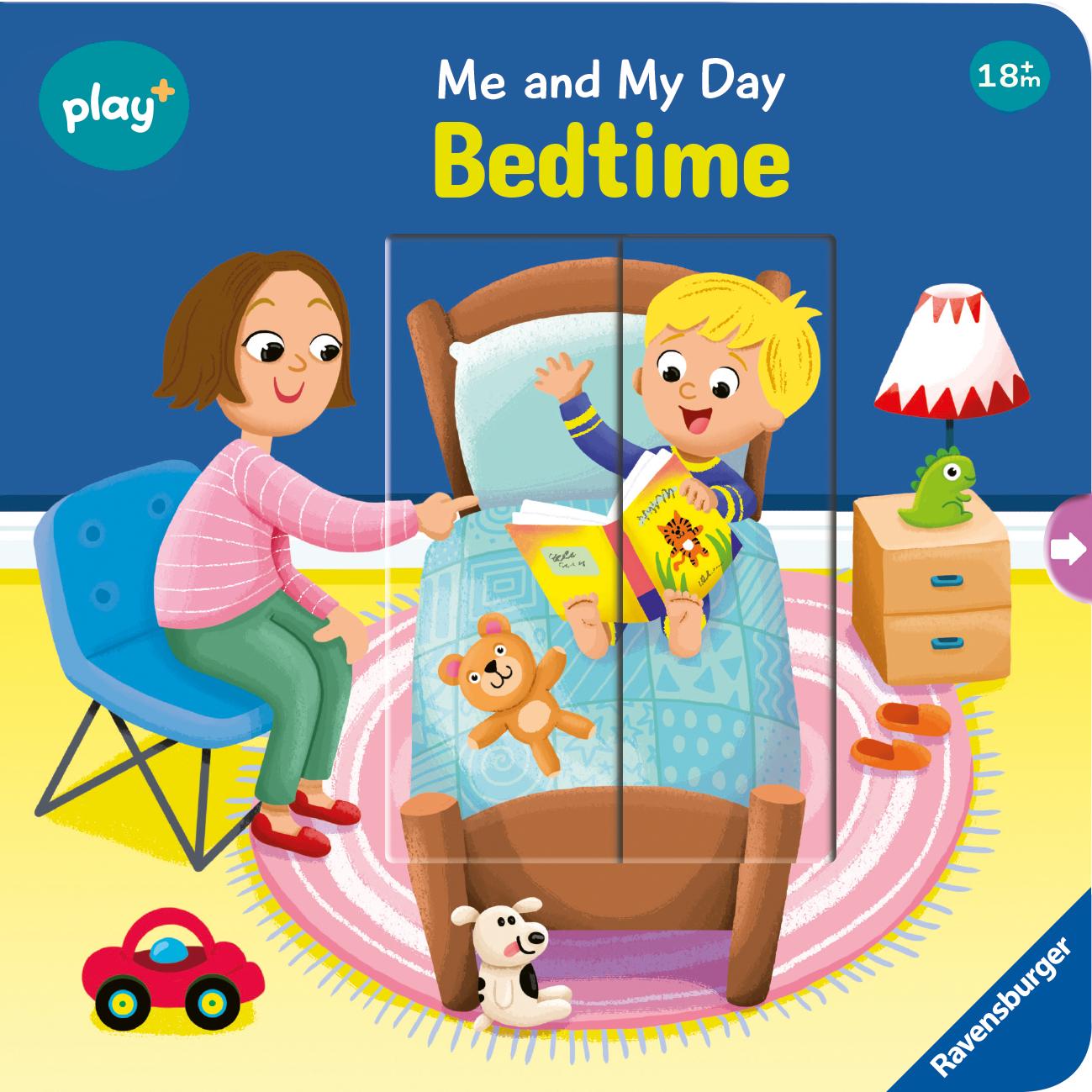 Ravensburger, Babybücher, Play+ Me and My Day: Bedtime, Baby book 18+ months (Englisch)