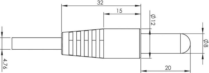 Actual product image H-Tronic Temperature sensor TS2 molded plastic