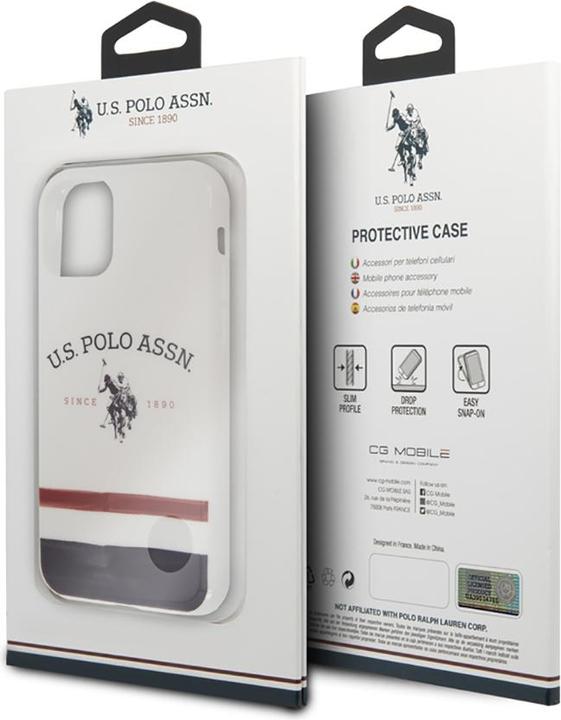 Actual product image U.S. Polo US Polo USHCN58PCSTRB iPhone 11 Pro Two-Tone / White T-Color Collection (Apple iPhone 11 Pro)
