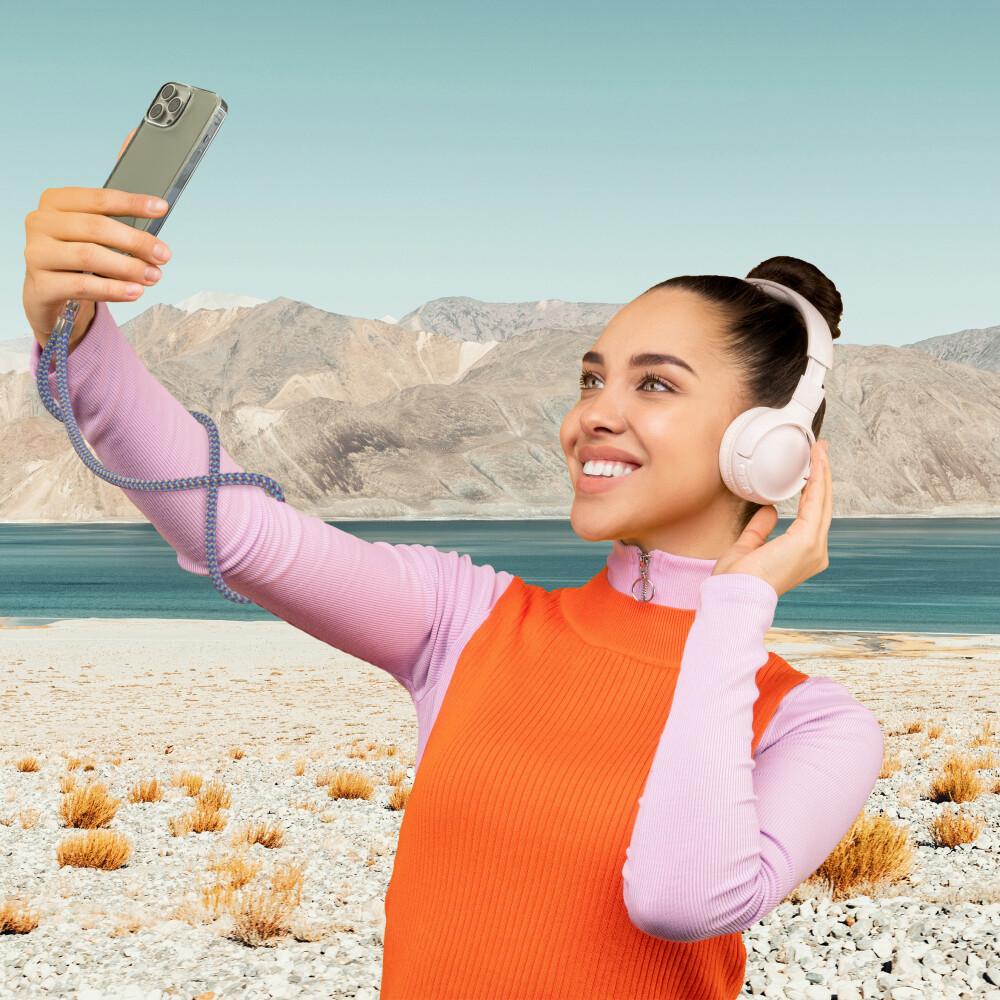 Thumbnail - prio Universelles Handy-Umhängeband 0,7 m lila+blau+gelb, Weiteres Smartphone Zubehör, Mehrfarbig