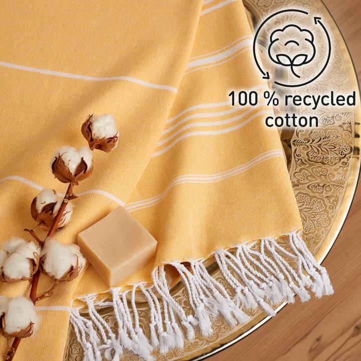 Image du produit Fit-Flip Drap de hammam Coton recyclé (100 x 200 cm)