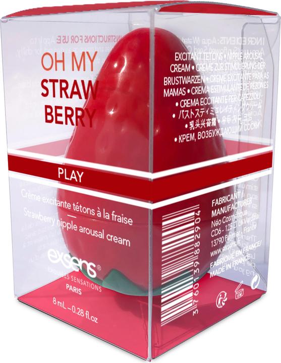 Actual product image Exsens Strawberry Arousal Cream Oh My Strawberry