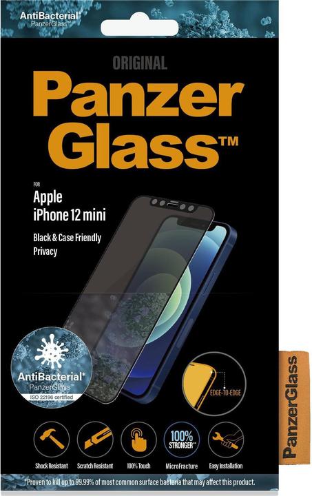 Produktbild PanzerGlass Privacy (1 Stück, Apple iPhone 12 mini)