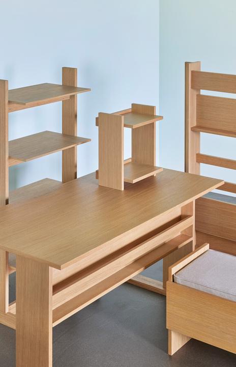 Actual product image Hübsch Forma Magazine Holder/Partition Natural (40 x 40 x 142 cm)