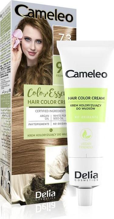 Delia Cosmetics Color Essence Crème colorante pour cheveux Hazelnut 75g (Noisette)