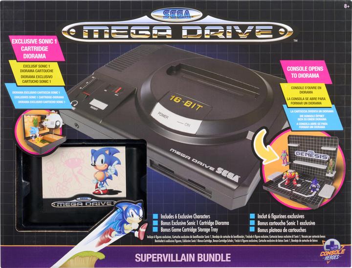 Produktbild Wilder Toys Sonic the Hedgehog - Supervillain Bundle - Sonic 1 - Mega Drive Consoles Stars
