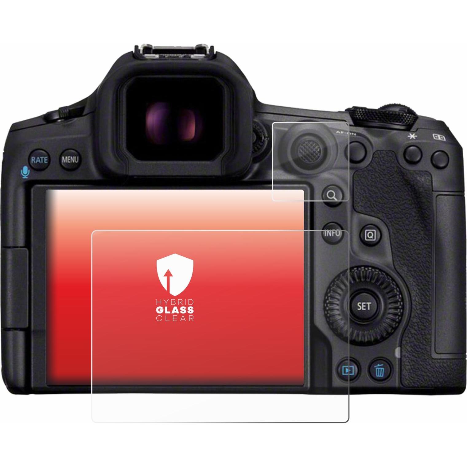 Thumbnail - upscreen Schutzglas Schutzfolie Glas Folie Displayschutz klar (Displayschutz, EOS R5 Mark II), Kameraschutz, Transparent