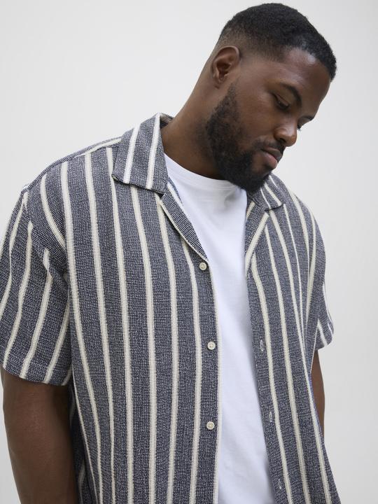 Image du produit Jack & Jones Jorcoba Stripe Resort Shirt Ss Sn Pls (6XL)