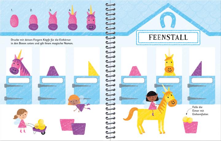 Produktbild Fingerstempeln: Einhörner und Feen