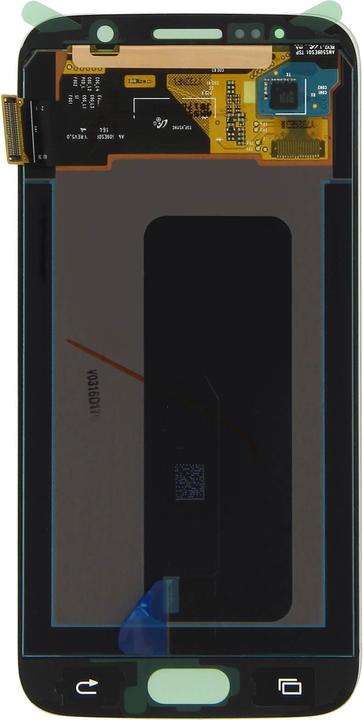 Actual product image Samsung SVC LCD Assembly Gold (Display, Galaxy S6)