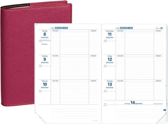 Produktbild Quo Vadis Texthebdo Club 22/23 296222Q 12M himbeer, de 16x24cm (16 x 24 cm, 1 Woche / 2 Seiten)