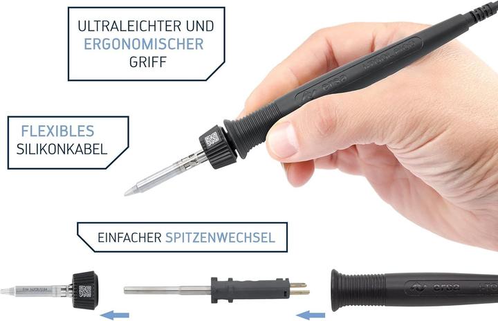 Produktbild Kurtz Ersa LÃ¶tstation i-CON PICO MK2 150-450GradC 80 W Anheizzeit ca.9 s ERSA