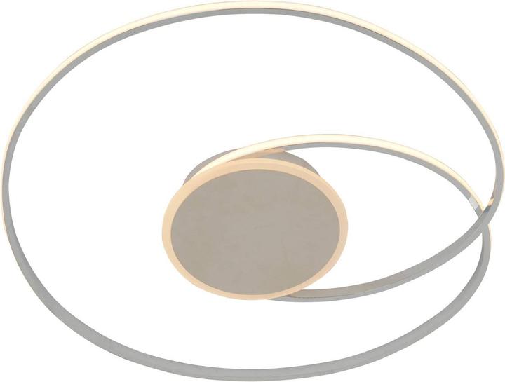 Produktbild Lindby Dorle LED-Deckenleuchte, chrom, Ø 60 cm (2980 lm)