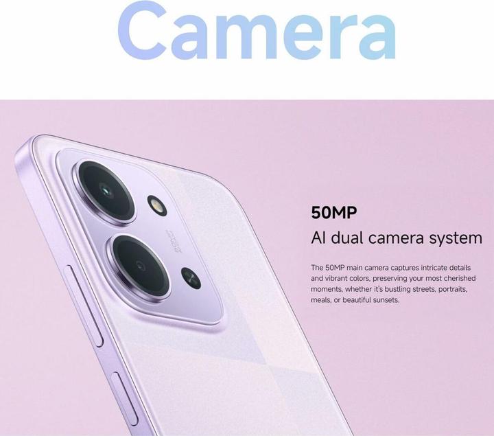 Actual product image Xiaomi Redmi 15C 5G (256 GB, Mint green, 6.90", Dual SIM, 5G)