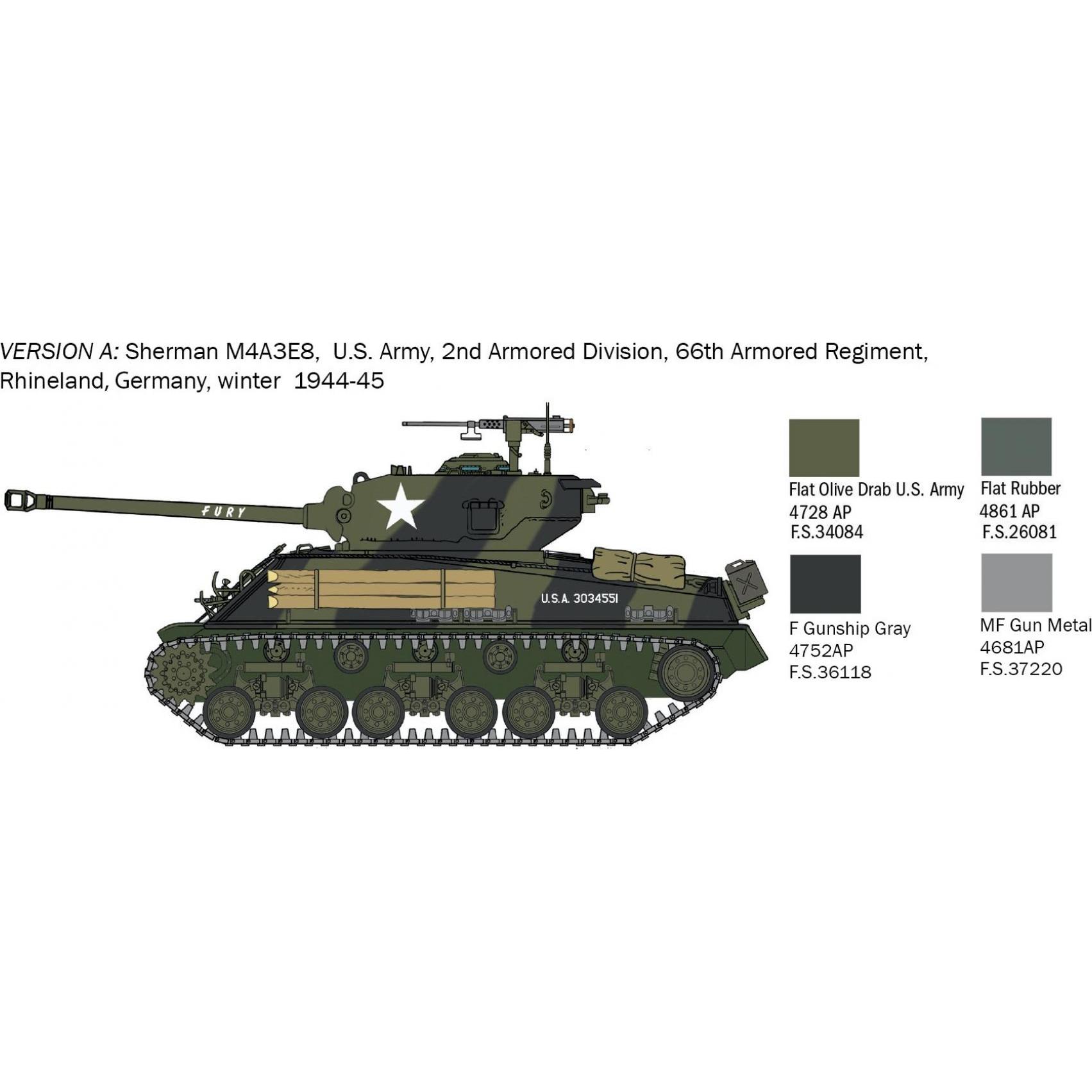 Thumbnail - Other 1:56 Sherman M4A3E8 Fury