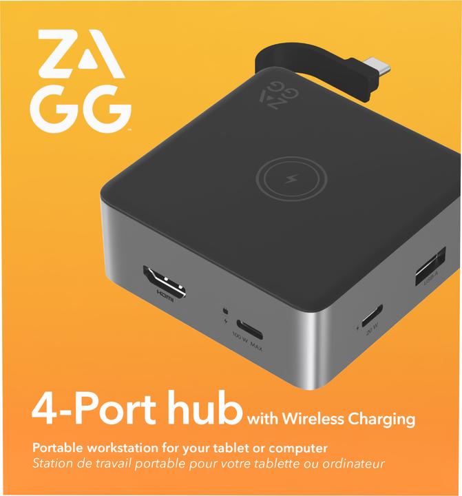 Produktbild Zagg Hub Wireless 4 Port (USB-C, 4 Ports)