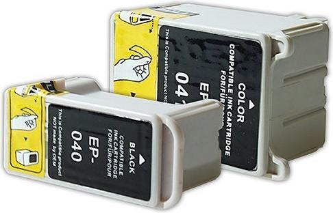 Immagine prodotto Hermex Cartuccia di inchiostro compatibile Epson T040 C13T04014010 T041 C13T04104010 (M, C, Y, FC)