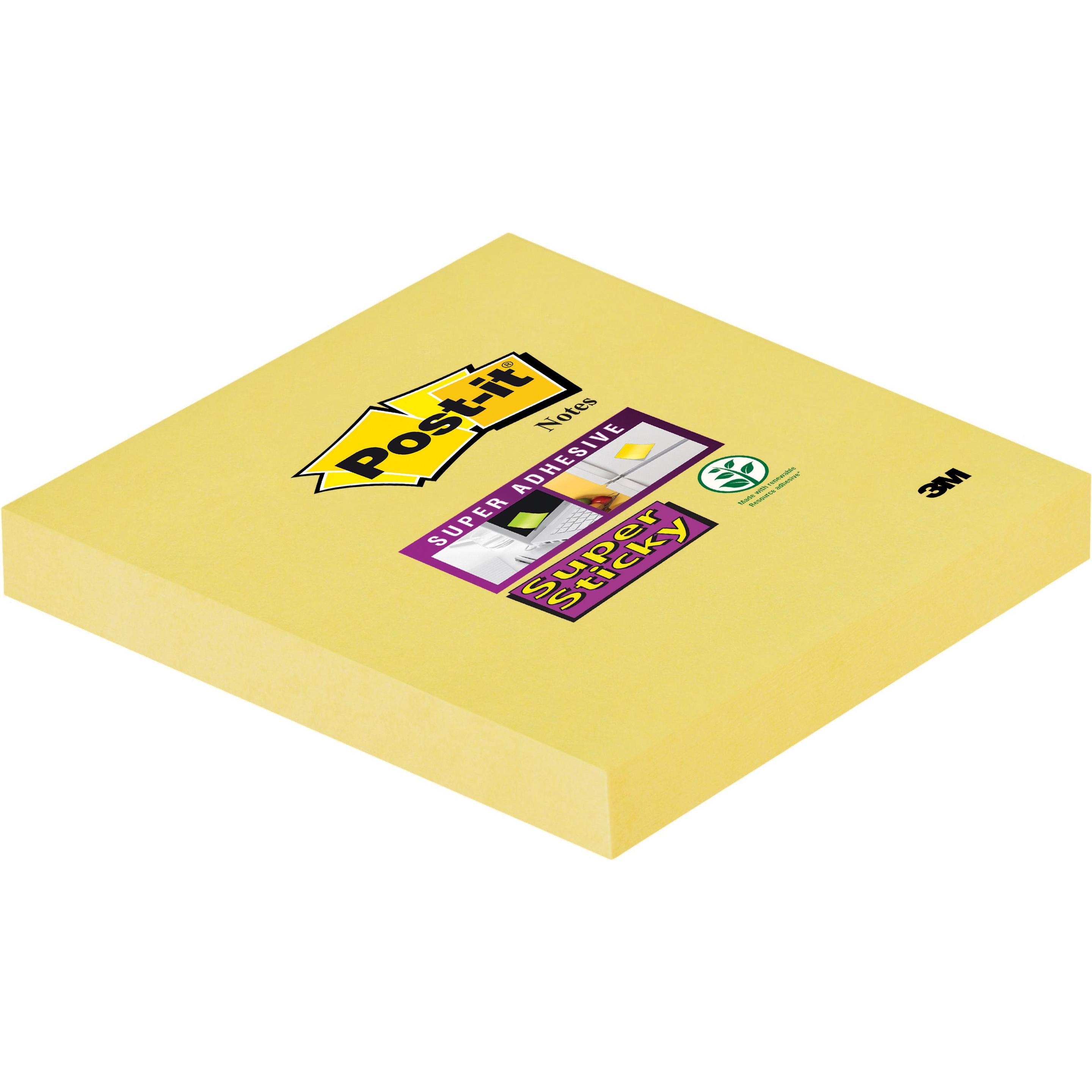 Post-it, Haftnotiz, Super Sticky (76 x 76 mm)