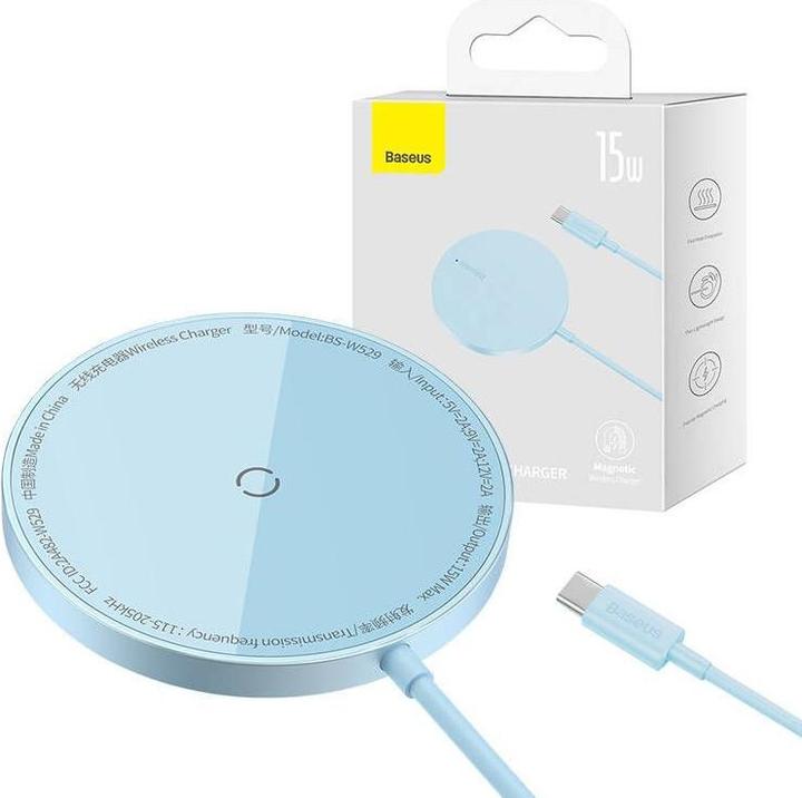 Produktbild Baseus Simple Mini3 Magnetic Wireless Charger 15W Galaxy Blue (15 W)