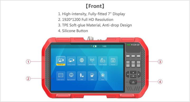Produktbild Ernitec 7" Touch Screen Test Monitor