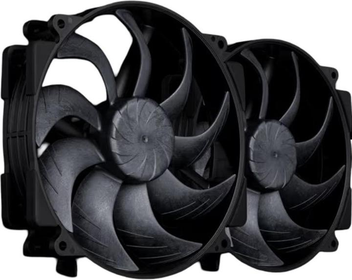 Productafbeelding Noctua NF-A14x25r G2 PWM Sx2-PP chromax.black Gehuselfter 140 mm (140 mm, 2x)